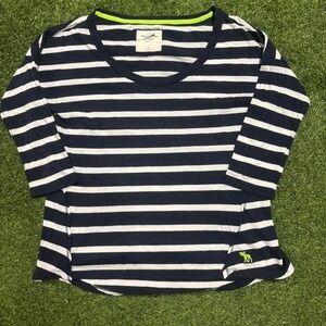 Abercrombie &‎ Fitch Striped Tee (Women's Small)